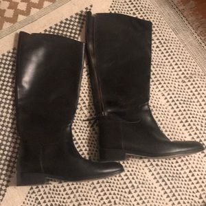 Cole haan tall black boots